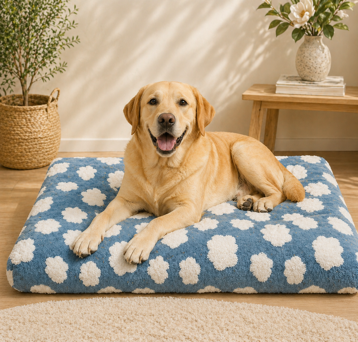 Ultimate Comfort Calming Dog Bed – Orthopedic Support & Cozy Anxiety Relief