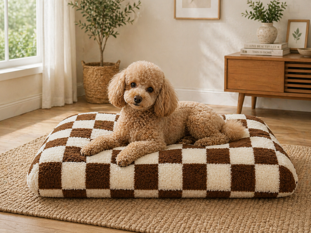 Ultimate Comfort Calming Dog Bed – Orthopedic Support & Cozy Anxiety Relief