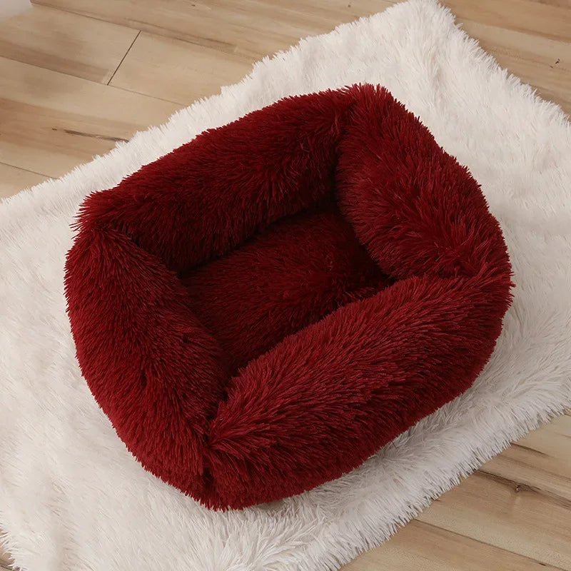 Super Plush Pet Bed – Comfortable Sleeping Bed for Small Dogs & Cats