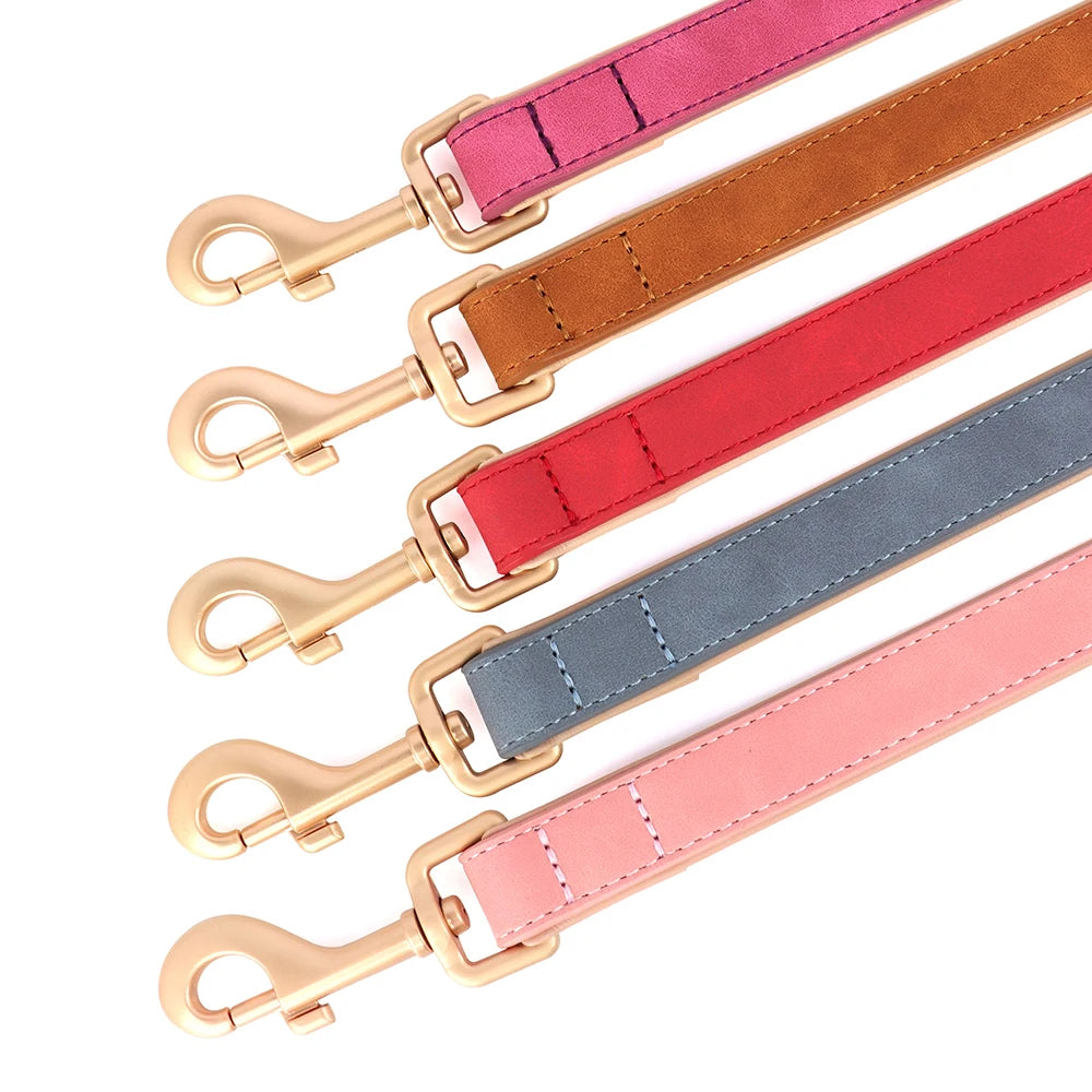 Magnolia Pet Personalized Safety Leather Dog Collar & Leash Set product image 10
