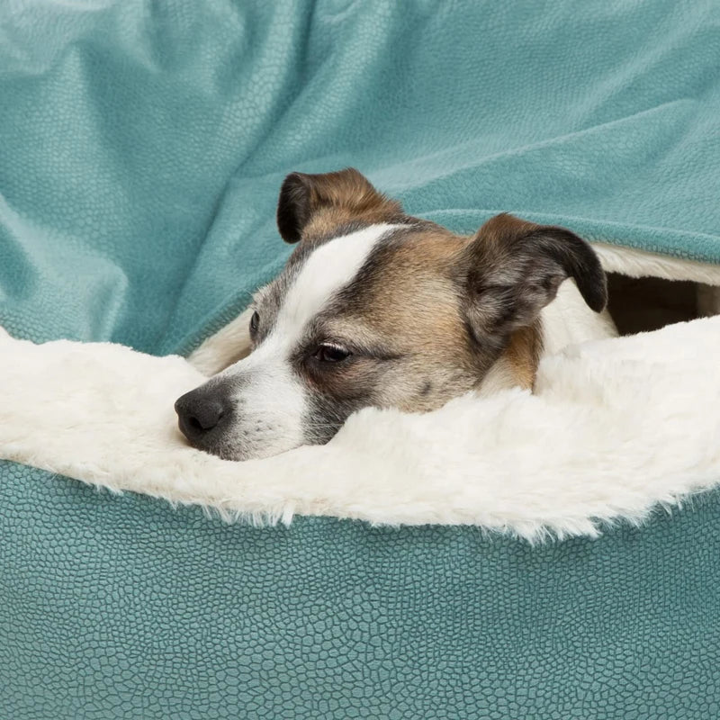 Orthopedic Dog & Cat Beds – Indoor Pet Cave with Soft Cushion & Supportive Head Rest