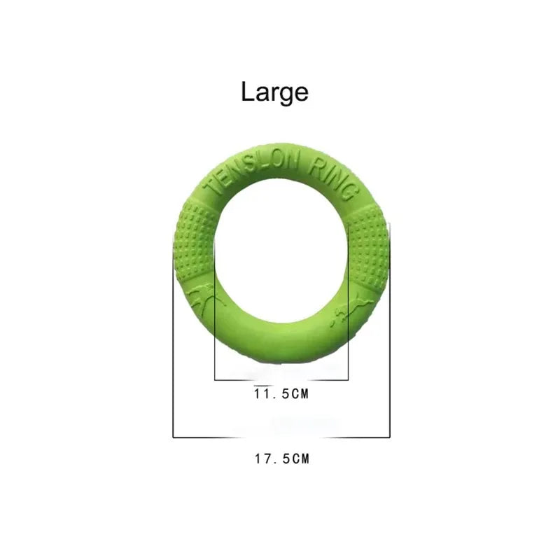 Floating Dog Training Ring – Durable Chew & Fetch Toy for Outdoor Play