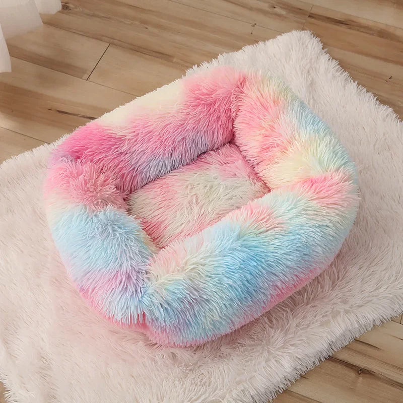 Super Plush Pet Bed – Comfortable Sleeping Bed for Small Dogs & Cats