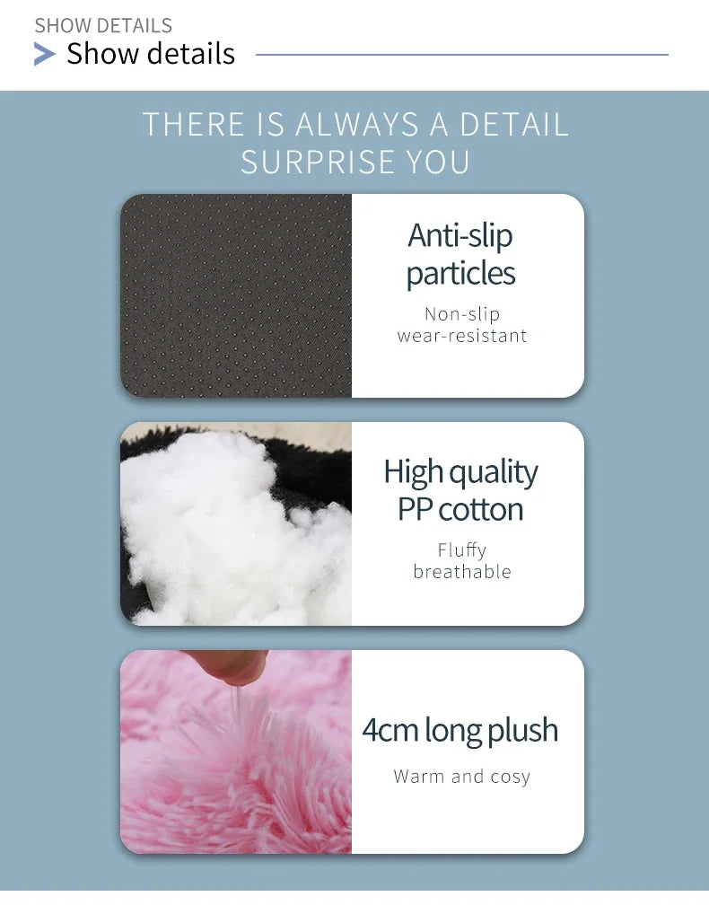 Super Plush Pet Bed – Comfortable Sleeping Bed for Small Dogs & Cats