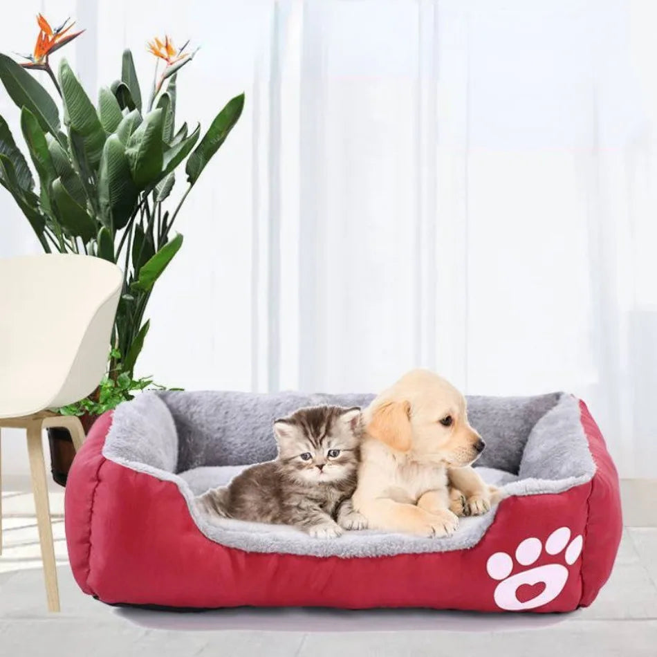 Plush Washable Large Dog Bed – Supportive Cushion for Medium and Large Dogs | Cozy Pet Supplies