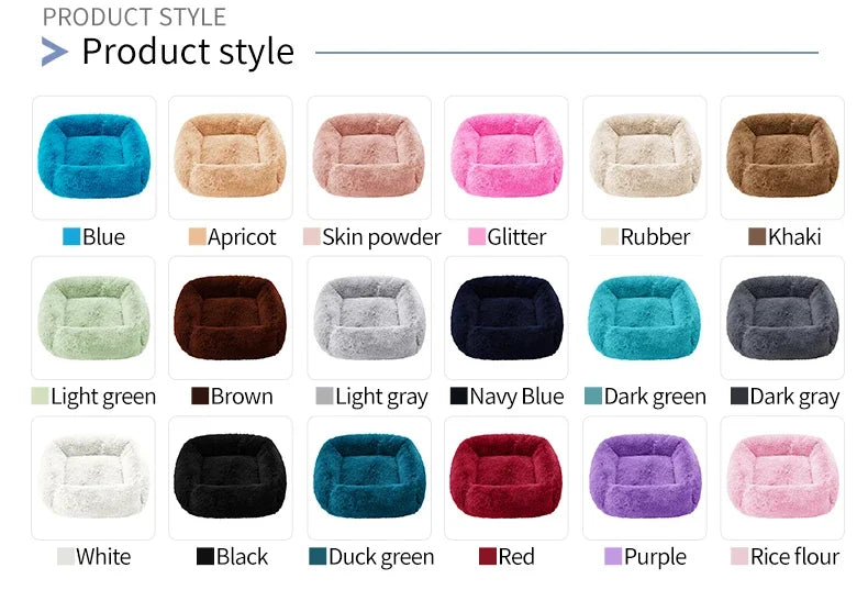 Super Plush Pet Bed – Comfortable Sleeping Bed for Small Dogs & Cats