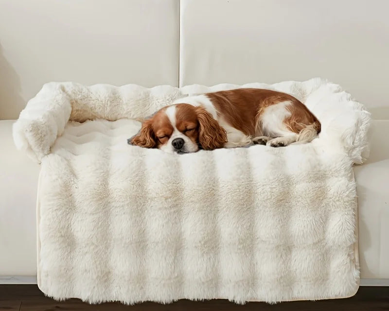 Luxury Calming Plush Pet Mattress | Best Dog Anxiety Bed with Pillow | Magnolia Pet