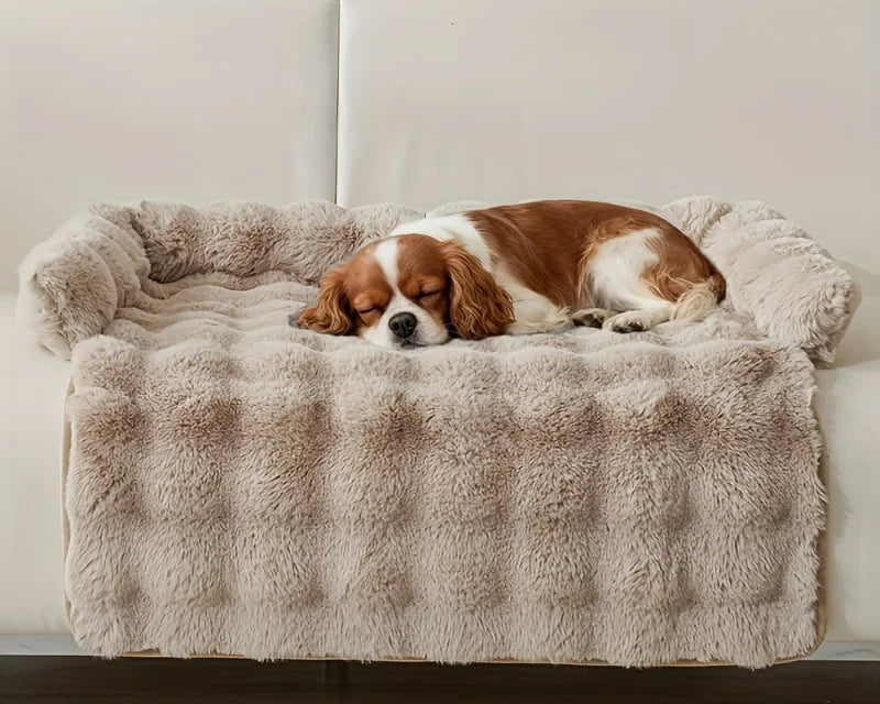 Luxury Calming Plush Pet Mattress | Best Dog Anxiety Bed with Pillow | Magnolia Pet