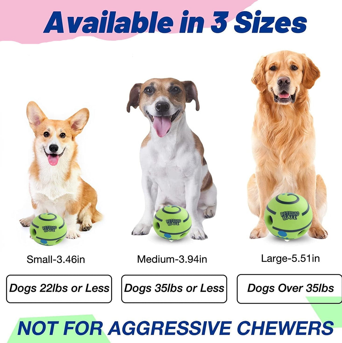 Wobble Wag Giggle Sound Ball Interactive Dog Toy Fun Giggle Sounds When Rolled or Shaken Pets Know Best As Seen On TV My Magnolia Shop