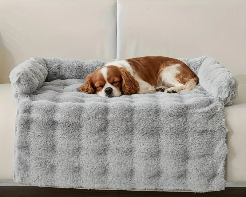Luxury Calming Plush Pet Mattress | Best Dog Anxiety Bed with Pillow | Magnolia Pet