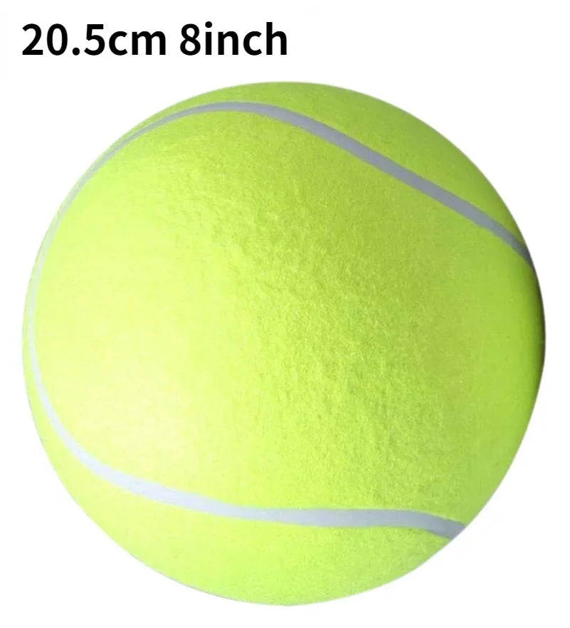 Giant Dog Tennis Ball – Mega Jumbo Pet Chew Toy for Dogs, Training & Play Ball, Plush Interactive Toy for Pets & Kids