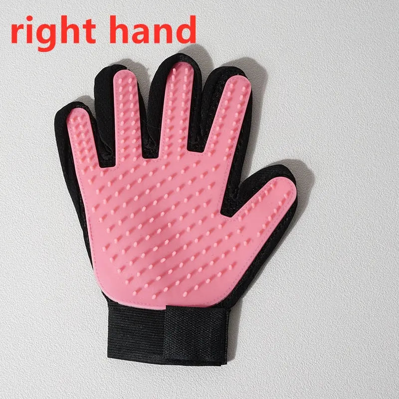 Pet Glove Grooming Glove Cat Hair Deshedding Brush Gloves Dog Comb for Cats Bath Hair Remover Clean Massage Brush For Animal My Magnolia Shop