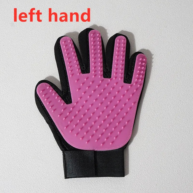 Pet Glove Grooming Glove Cat Hair Deshedding Brush Gloves Dog Comb for Cats Bath Hair Remover Clean Massage Brush For Animal My Magnolia Shop