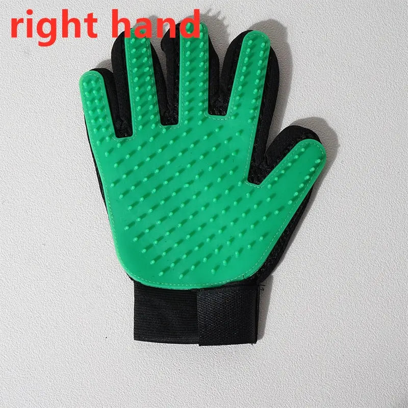 Pet Glove Grooming Glove Cat Hair Deshedding Brush Gloves Dog Comb for Cats Bath Hair Remover Clean Massage Brush For Animal My Magnolia Shop