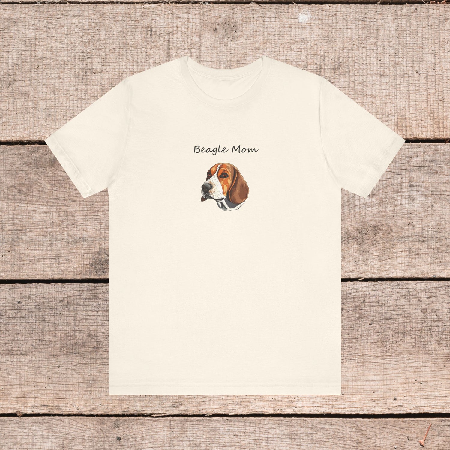 Beagle Lover Dog Mom Unisex Jersey Short Sleeve Tee, Gift for Her, Bella Canvas, Dog Mom Shirt, Dog Lover Gift, Birthday Gift, Dog Mom