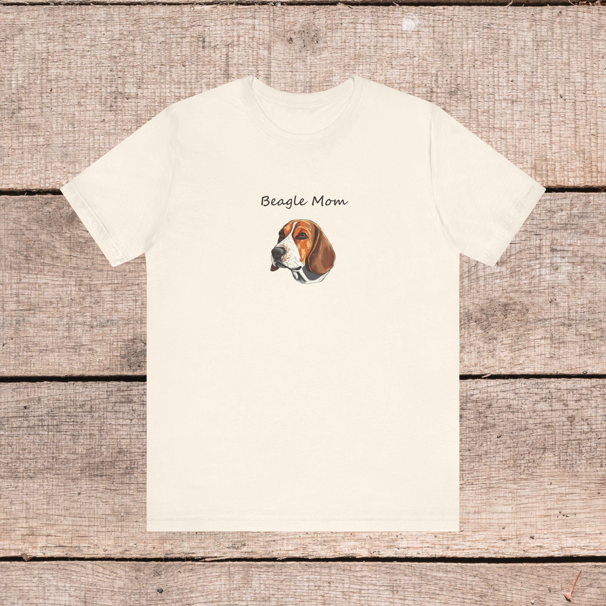 Beagle Lover Dog Mom Unisex Jersey Short Sleeve Tee, Gift for Her, Bella Canvas, Dog Mom Shirt, Dog Lover Gift, Birthday Gift, Dog Mom