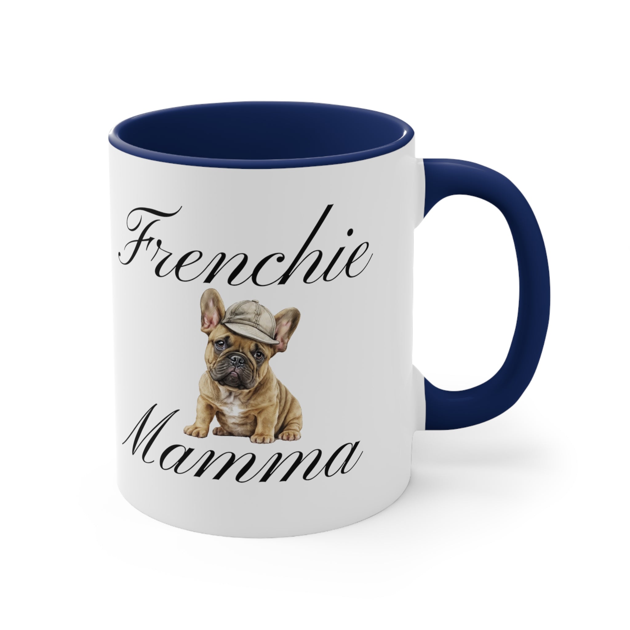 Baseball Frenchie Mamma Custom Multi-Color Coffee Mug for Dog Owners