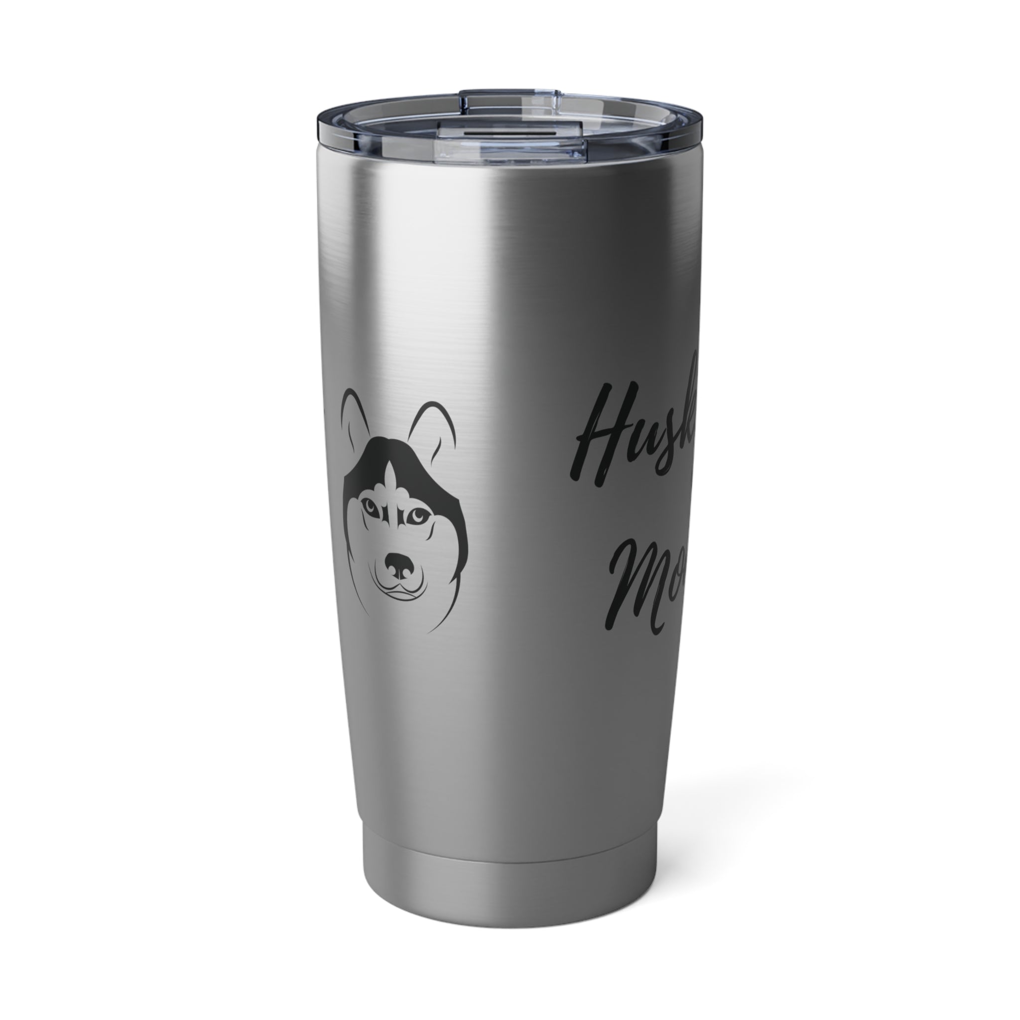 Custom Husky Mom Stainless Tumbler 20oz for Hot and Cold Drinks Gift for Her Dog Mom Gift Husky Dog Lover