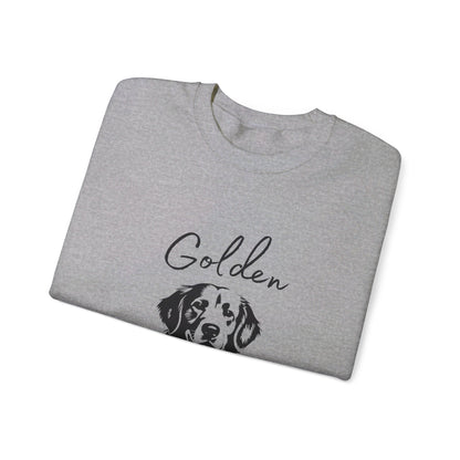 Golden Labrador Mama Dog Lover Crewneck Sweatshirt College Style Gift for Her, Golden Retriever Mom, Dog People Shirt