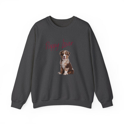 Puppy Lover Sweatshirt – Cute &amp; Comfy Oversized Crewneck for Dog Lovers