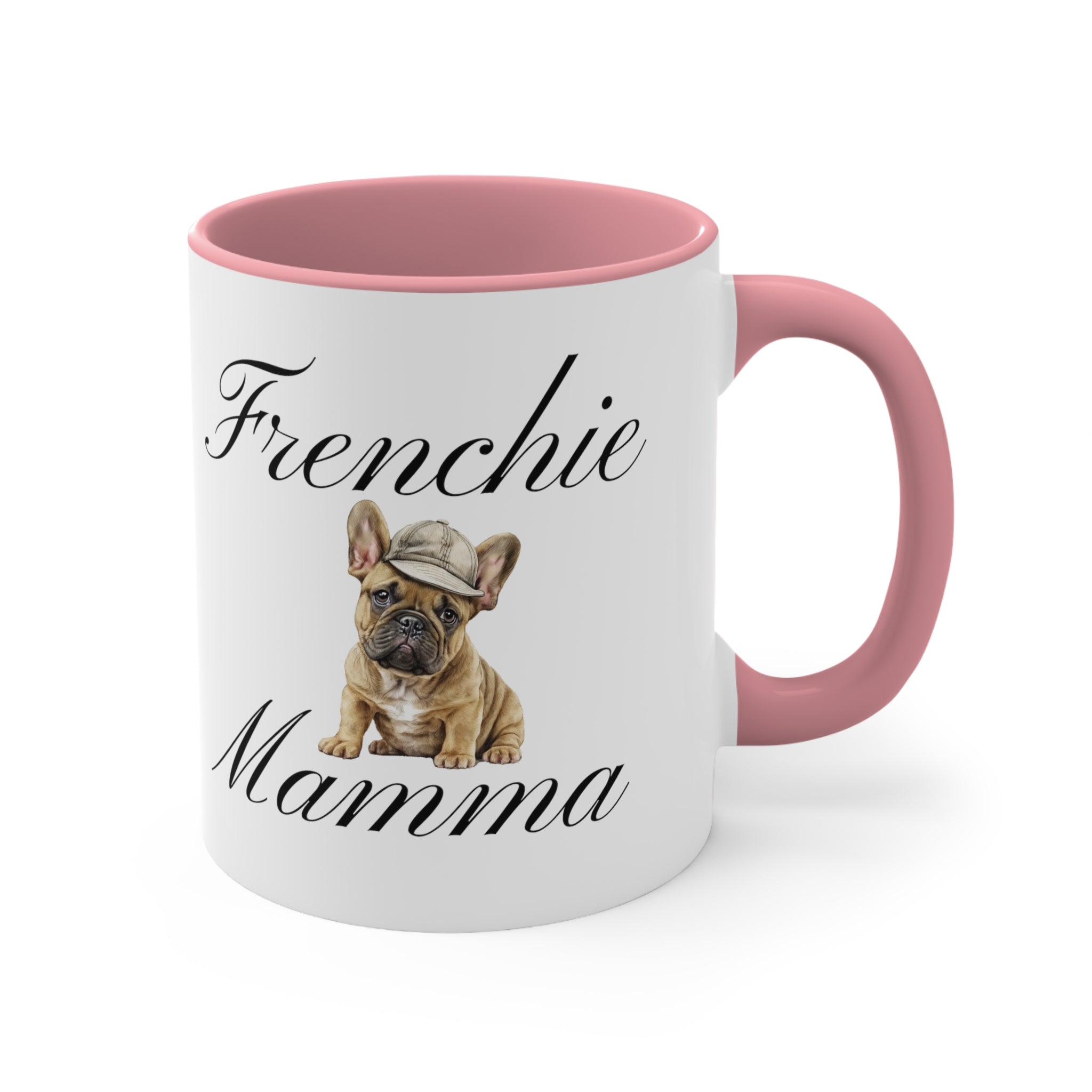 Baseball Frenchie Mamma Custom Multi-Color Coffee Mug for Dog Owners