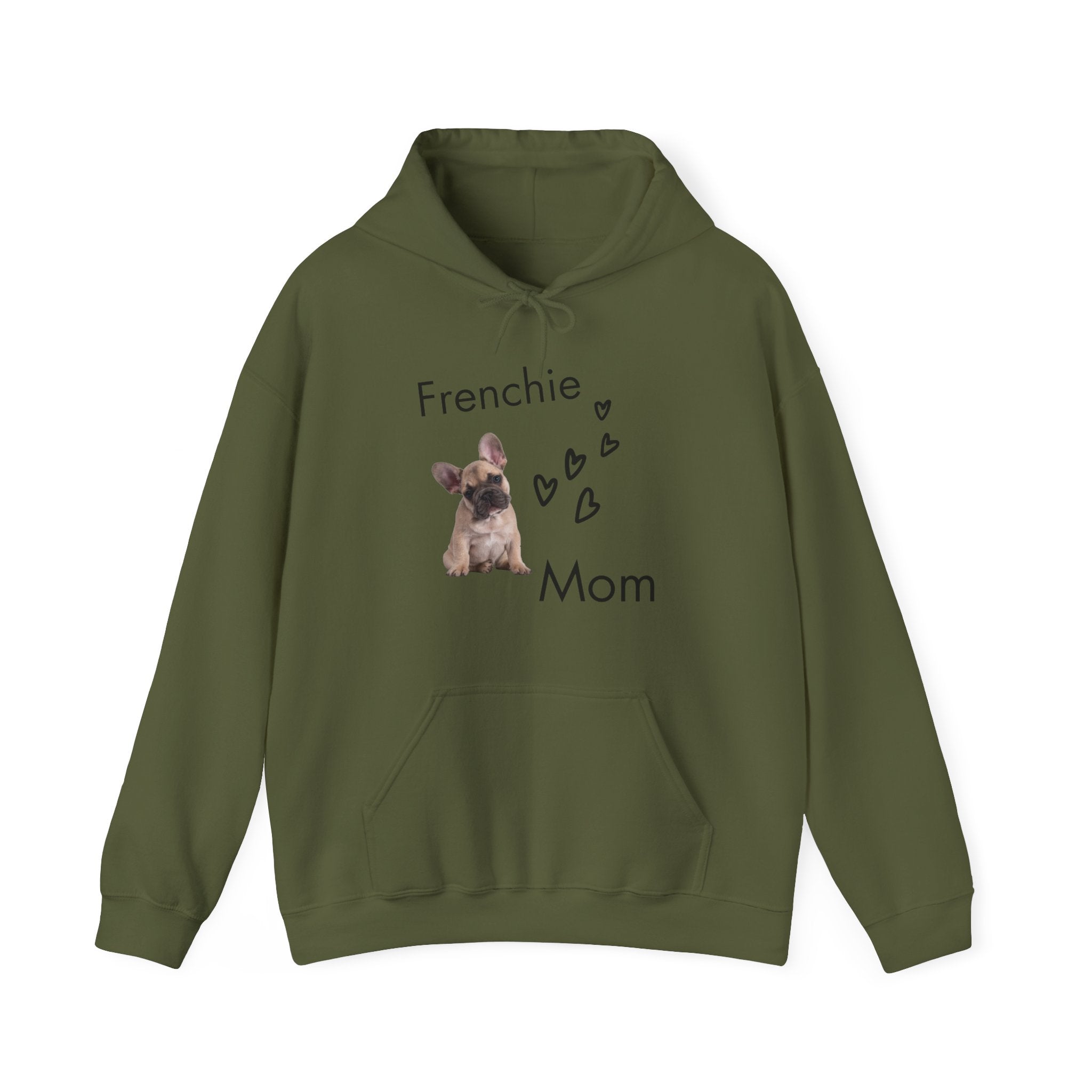Frenchie Mom Hoodie – Custom Cozy Cotton Sweatshirt for French Bulldog Lovers &amp; Dog Moms