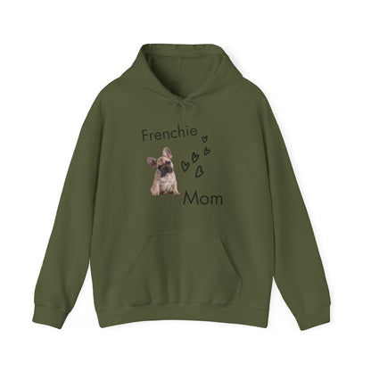 Frenchie Mom Hoodie – Custom Cozy Cotton Sweatshirt for French Bulldog Lovers &amp; Dog Moms