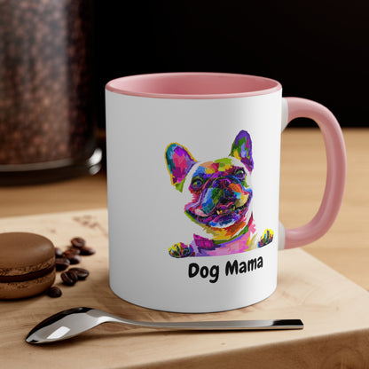 Custom Frenchie Mug Ceramic Coffee Mug, 11oz Multi Colors