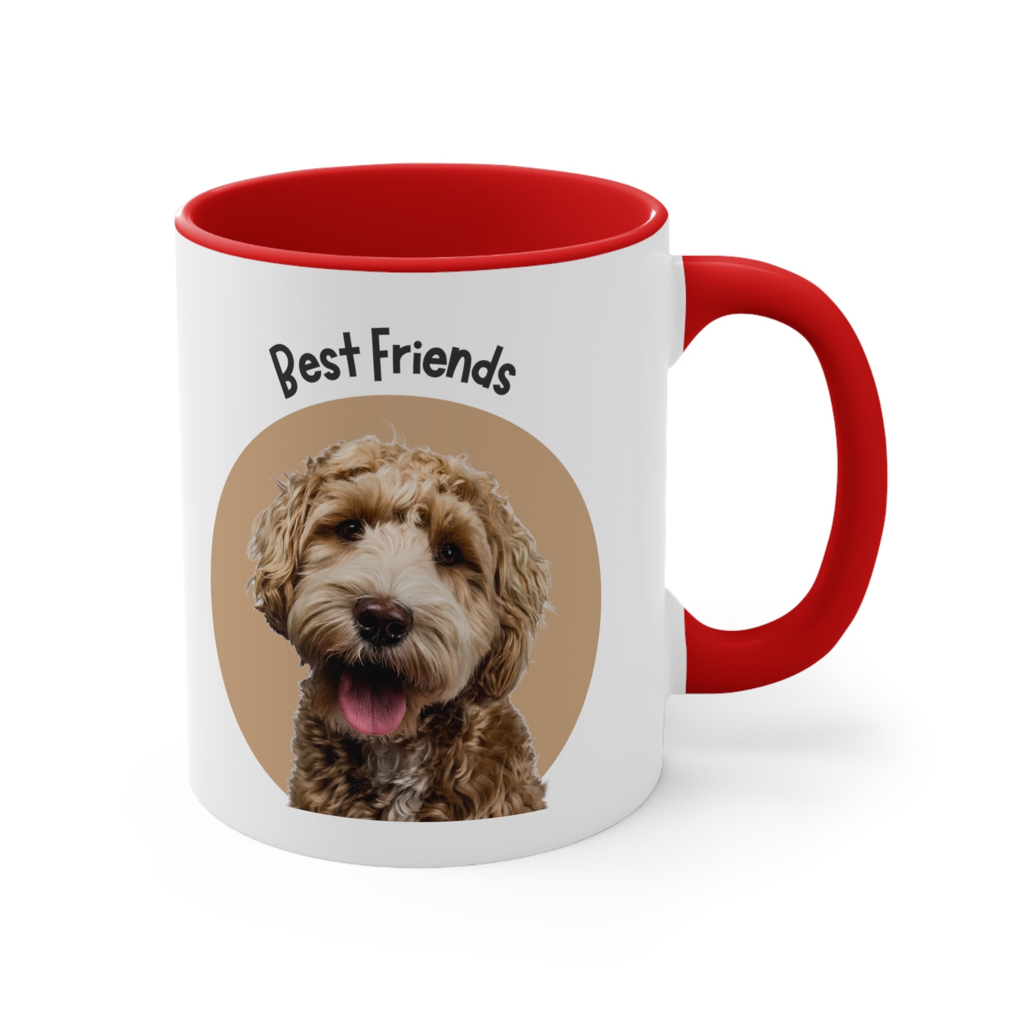 Doodle Best Friends Coffee Mug, 11oz Multi Colors Classic Style Dog Lover Gifts Special Dog Gifts Holiday Gifts Printify
