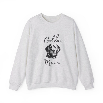 Golden Labrador Mama Dog Lover Crewneck Sweatshirt College Style Gift for Her, Golden Retriever Mom, Dog People Shirt