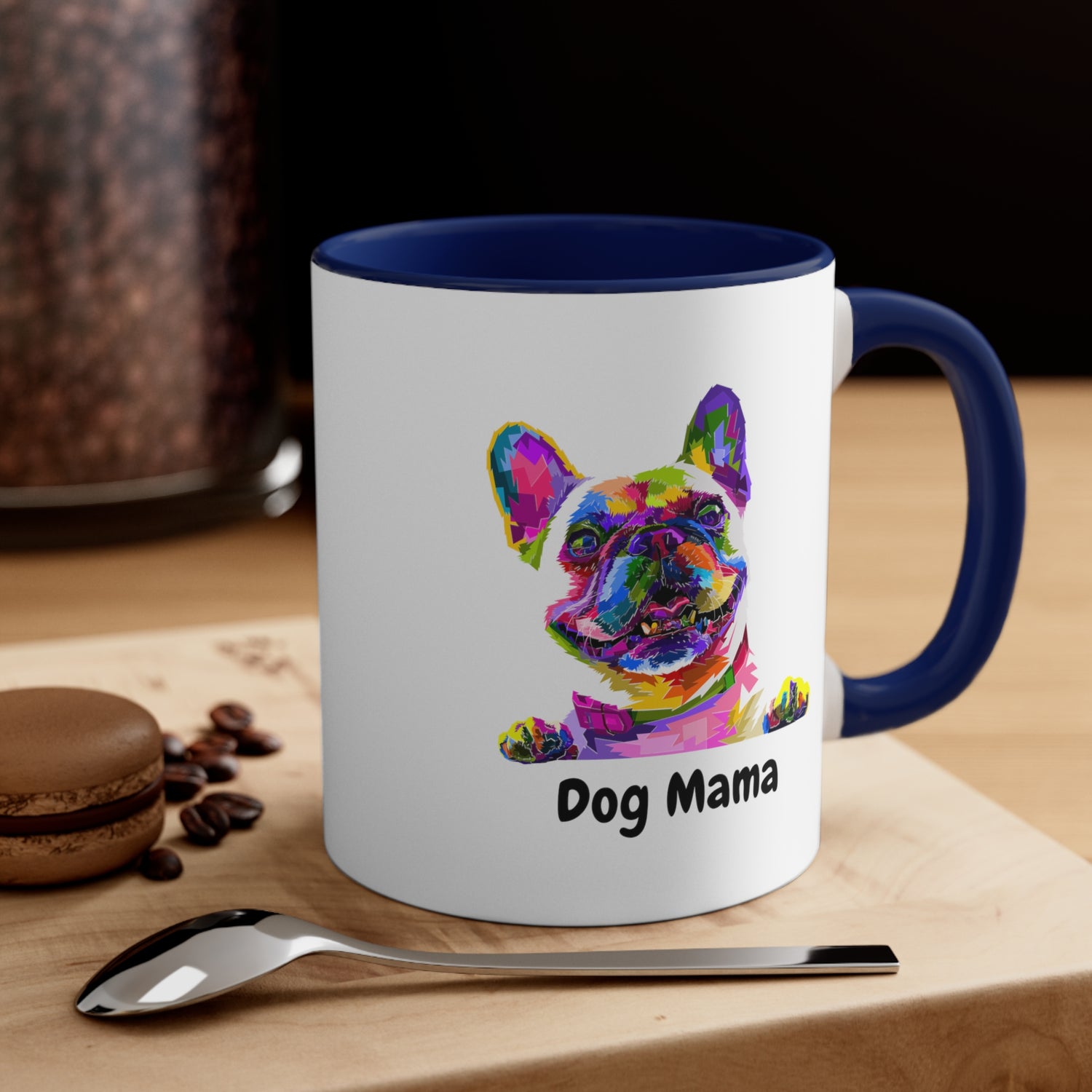 Custom Frenchie Mug Ceramic Coffee Mug, 11oz Multi Colors