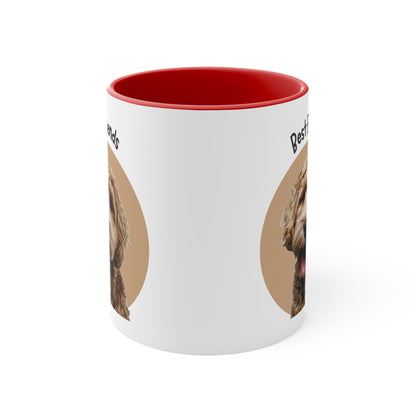 Doodle Best Friends Coffee Mug, 11oz Multi Colors Classic Style Dog Lover Gifts Special Dog Gifts Holiday Gifts Printify
