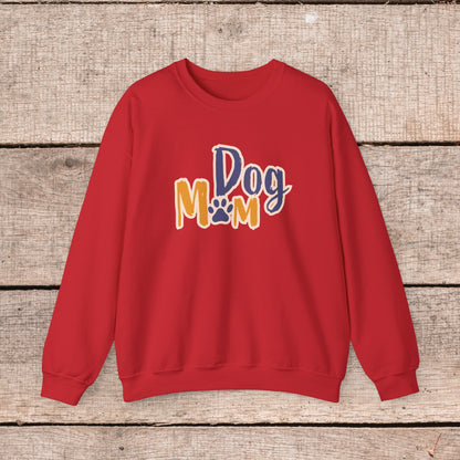 Dog Mom Unisex Crewneck Sweatshirt Gifts for Dog Mom, Dog Lovers, Pet Owner, Holiday Gifts, Pet Lover Gift, Women&