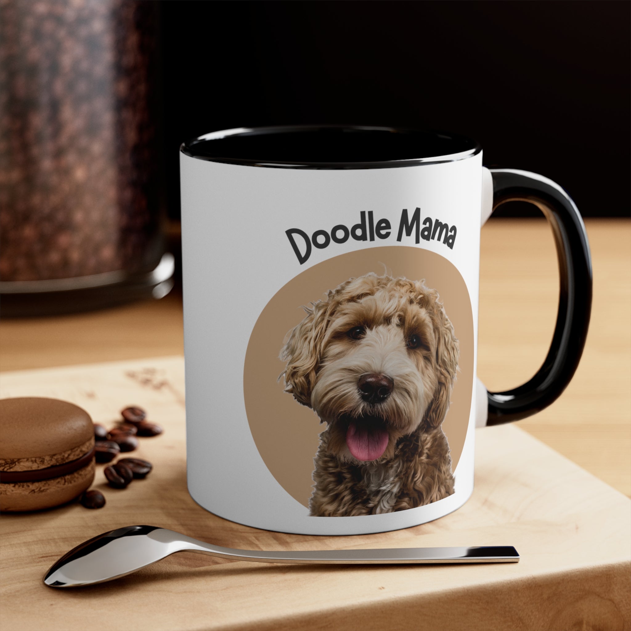 Custom Doodle Mama Coffee Mug, 11oz Multi Colors Classic Style Dog Lover Gifts Special Dog Gifts Holiday Gifts Printify