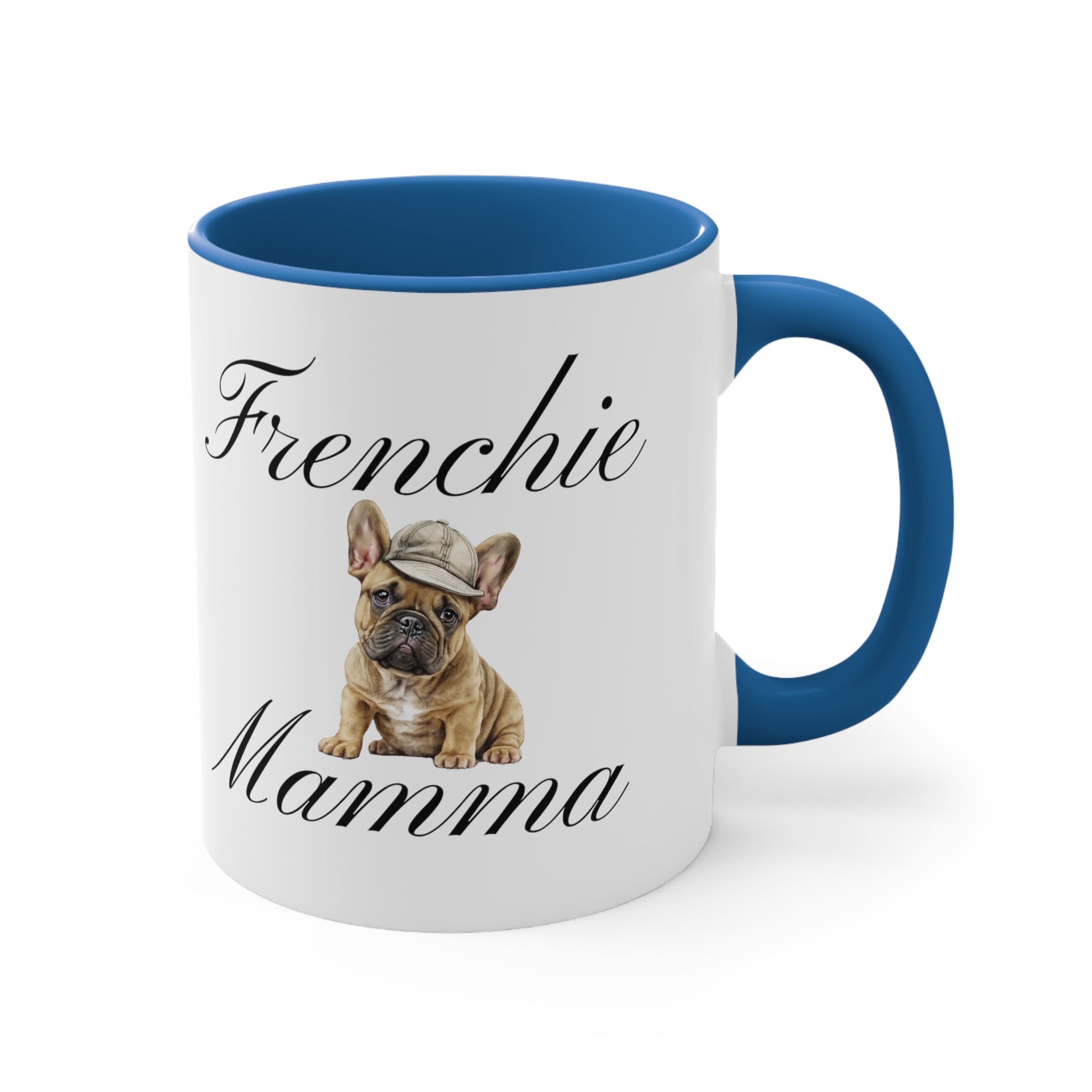 Baseball Frenchie Mamma Custom Multi-Color Coffee Mug for Dog Owners