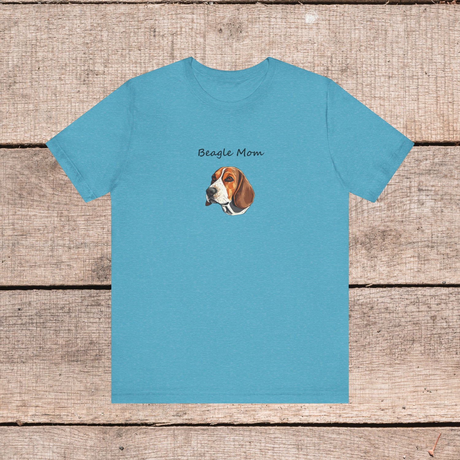 Beagle Lover Dog Mom Unisex Jersey Short Sleeve Tee, Gift for Her, Bella Canvas, Dog Mom Shirt, Dog Lover Gift, Birthday Gift, Dog Mom