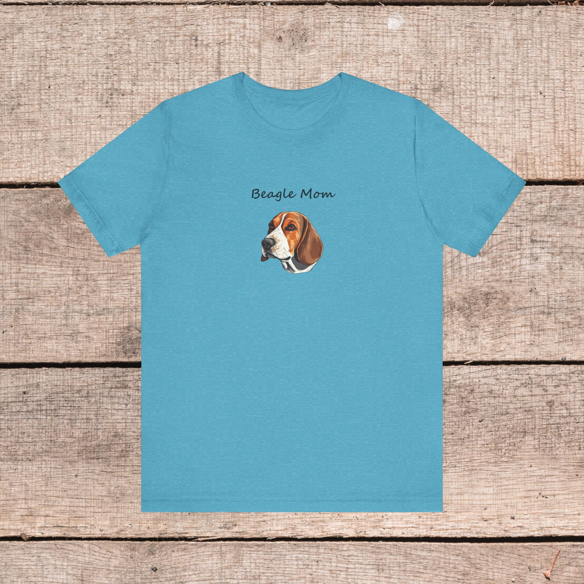 Beagle Lover Dog Mom Unisex Jersey Short Sleeve Tee, Gift for Her, Bella Canvas, Dog Mom Shirt, Dog Lover Gift, Birthday Gift, Dog Mom
