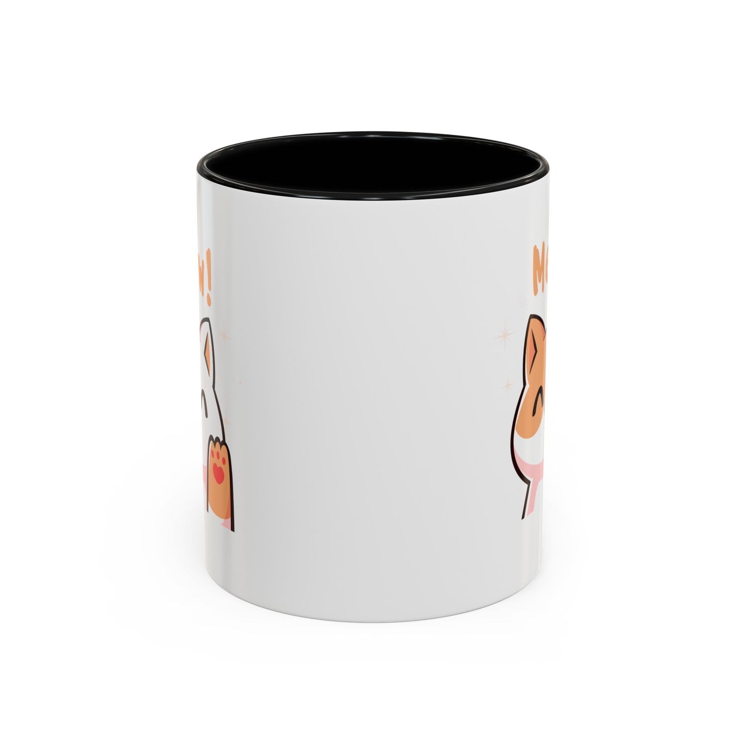 Cute Cat Classic Ceramic Coffee Mug, 11oz Multi Colors for Cat Lovers, Cat Mom, Cat People Gift, Fun Cat Mug