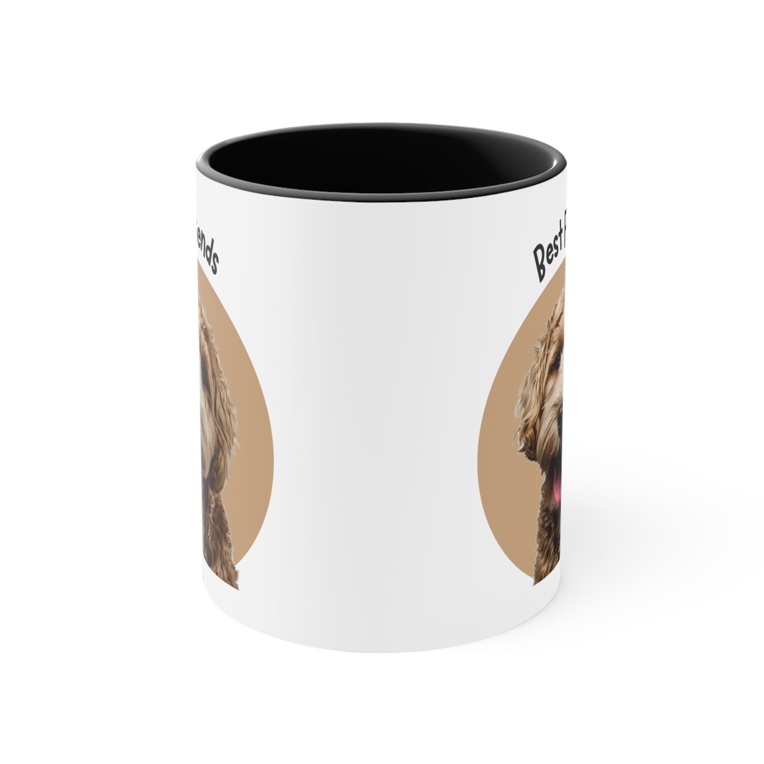 Doodle Best Friends Coffee Mug, 11oz Multi Colors Classic Style Dog Lover Gifts Special Dog Gifts Holiday Gifts Printify