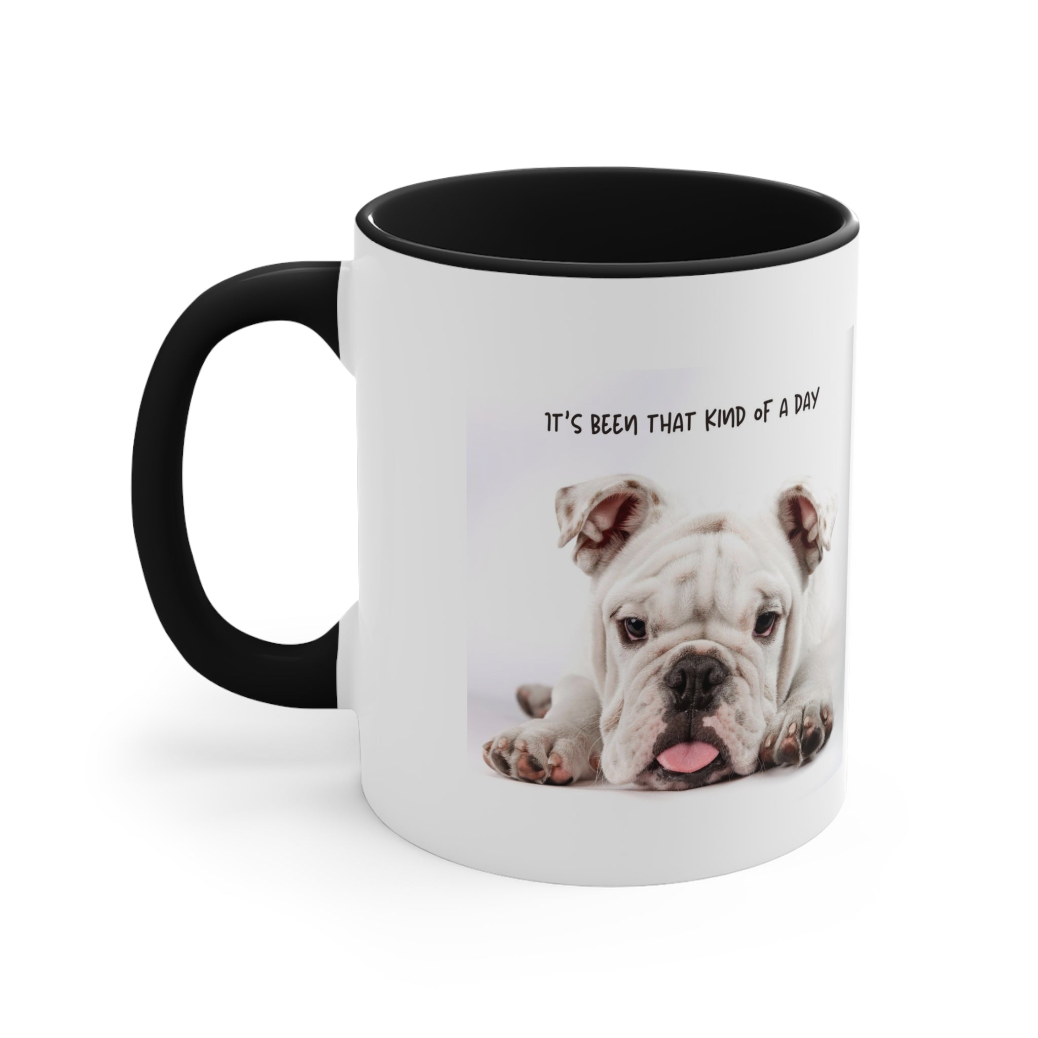 Its Been That Kind of a Day Custom Dog Portrait Accent Coffee Mug, 11oz Multi Colored Mugs Gifts for Dog Lover Gift for Pet Owner Printify
