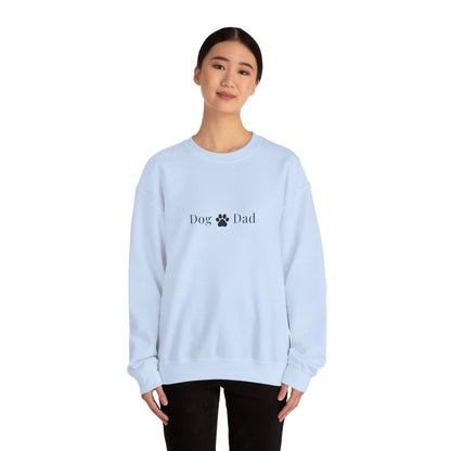 Stylish Dog Dad Sweatshirt - Crewneck Sweatshirt for Dog Lovers and Pet Owners