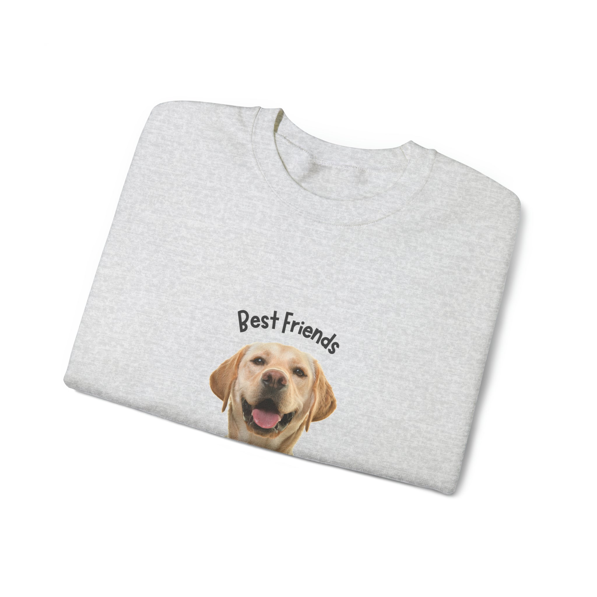 Best Friends Cute Lab Sweatshirt- Comfy Unisex Heavy Blend™