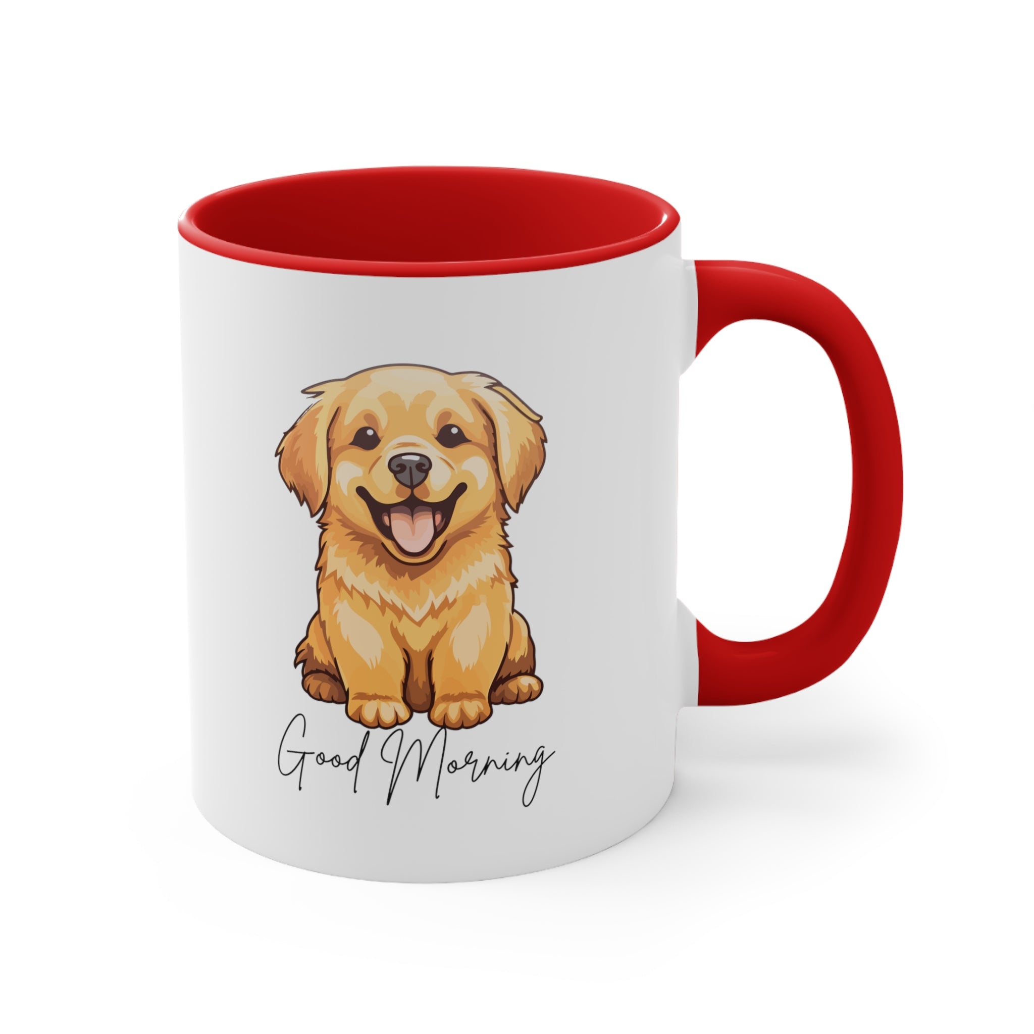 Good Mornings Cute Puppy Coffee Mug  11oz Multi Colors Cute Dog Mug, Dog Mom Gift, Funny Dog Cup Gift for Her