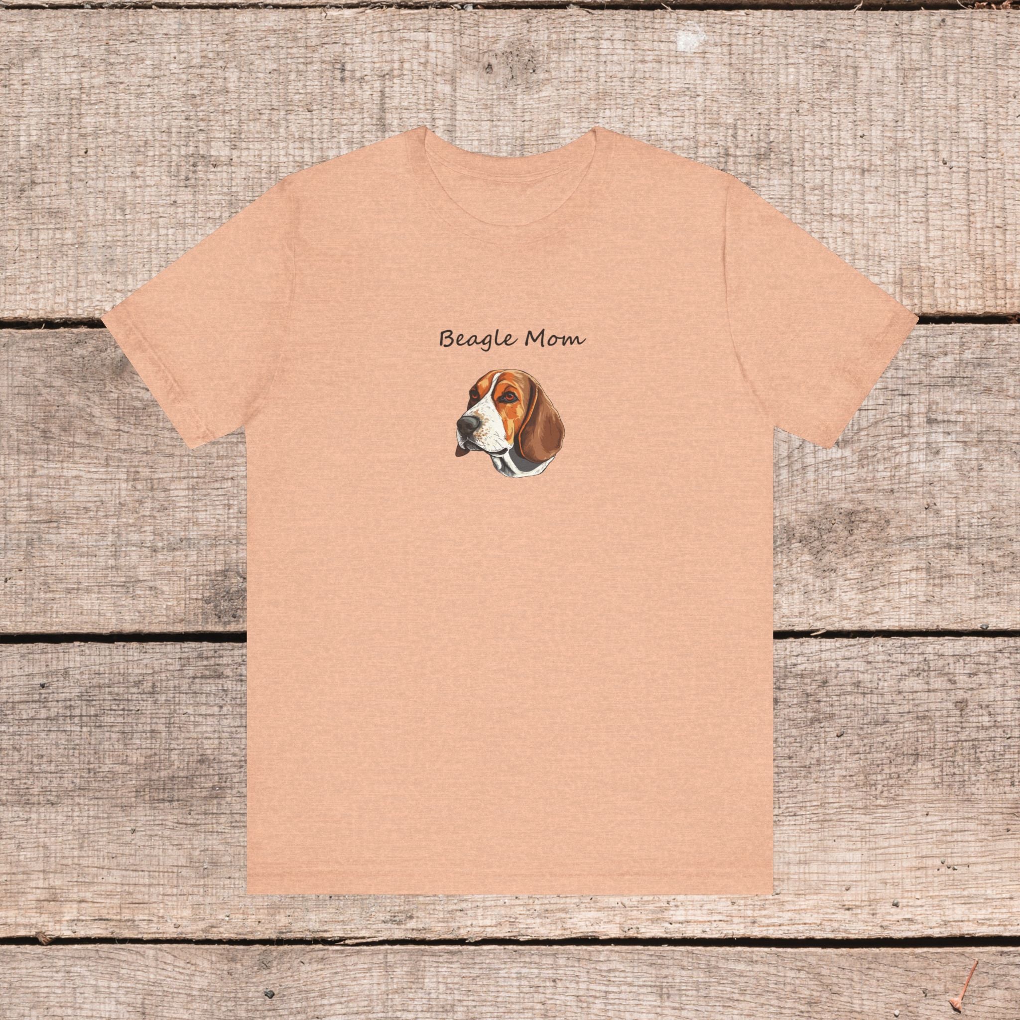 Beagle Lover Dog Mom Unisex Jersey Short Sleeve Tee, Gift for Her, Bella Canvas, Dog Mom Shirt, Dog Lover Gift, Birthday Gift, Dog Mom