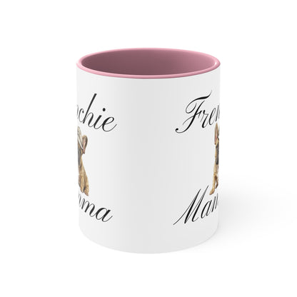 Baseball Frenchie Mamma Custom Multi-Color Coffee Mug for Dog Owners
