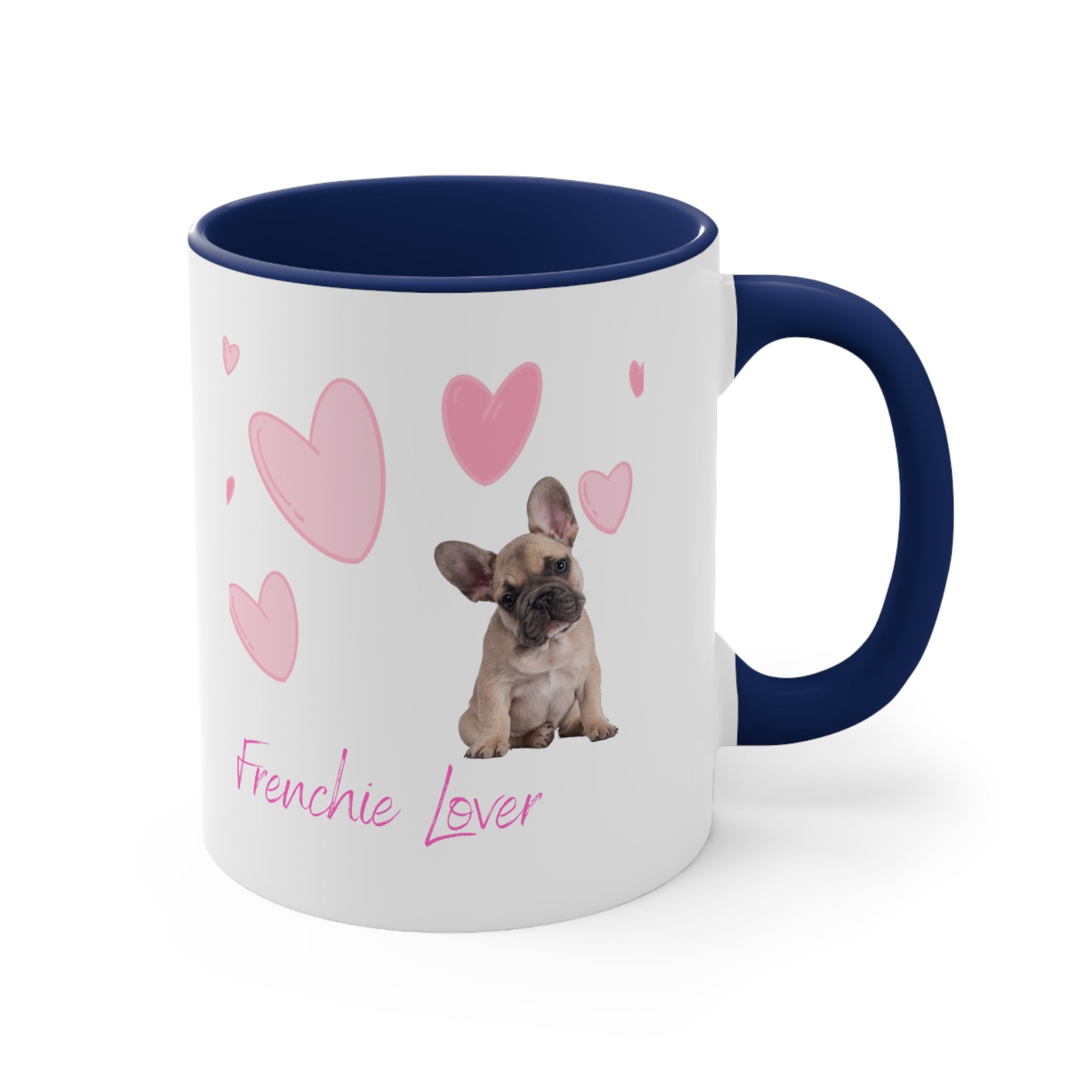 Custom Frenchie Mug Classic Ceramic Coffee Mug, 11oz Multi Colors for Dog Lover Gifts Special Dog Gifts Holiday Gifts Printify