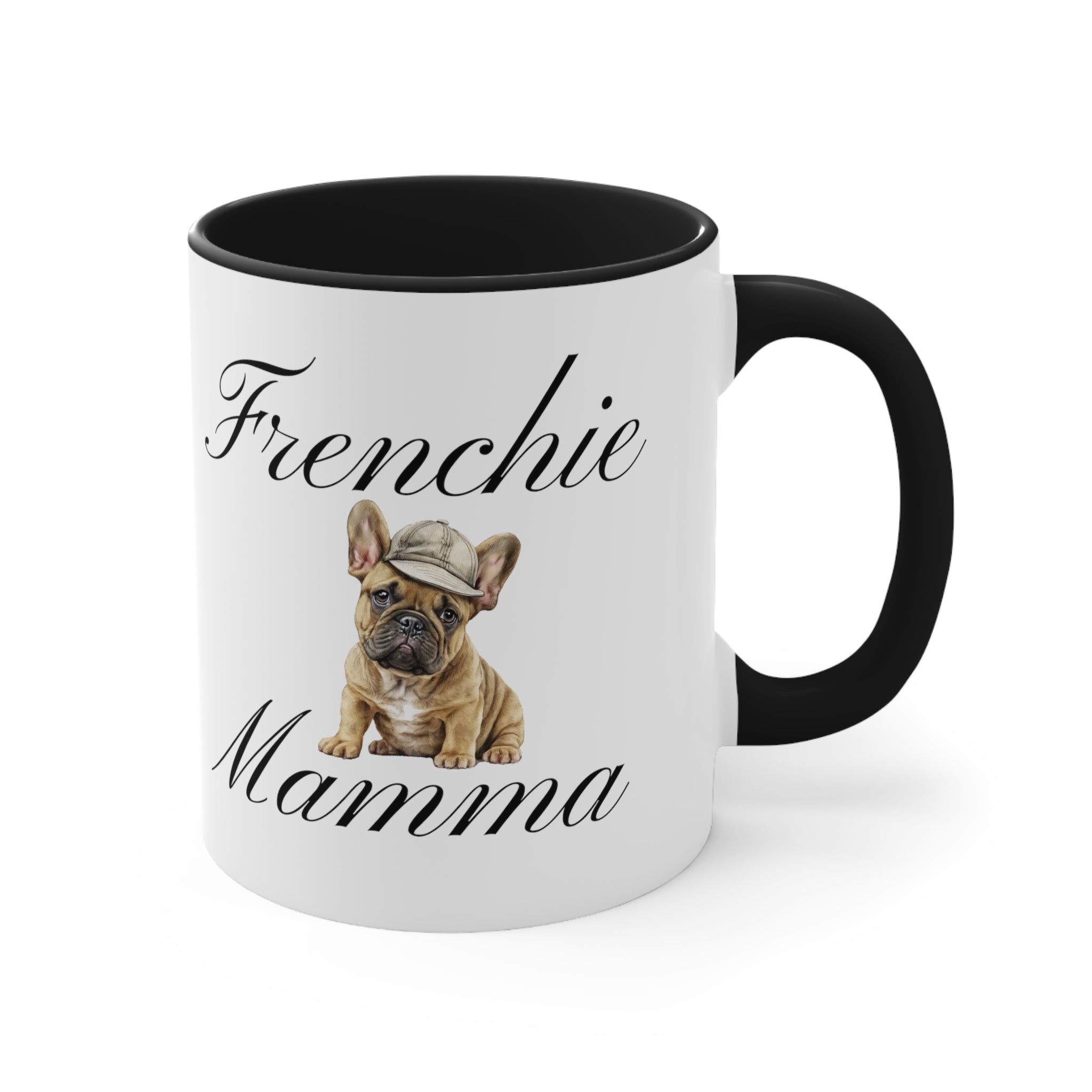 Baseball Frenchie Mamma Custom Multi-Color Coffee Mug for Dog Owners