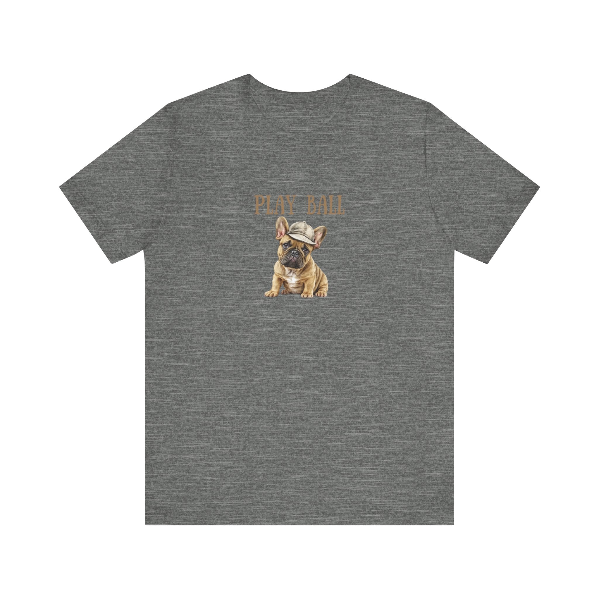 Play Ball with Frenchie Dog on Comfy Bella+Canvas Style Tshirt Dog lover, french bulldog, pet owner gifts for her gifts for him
