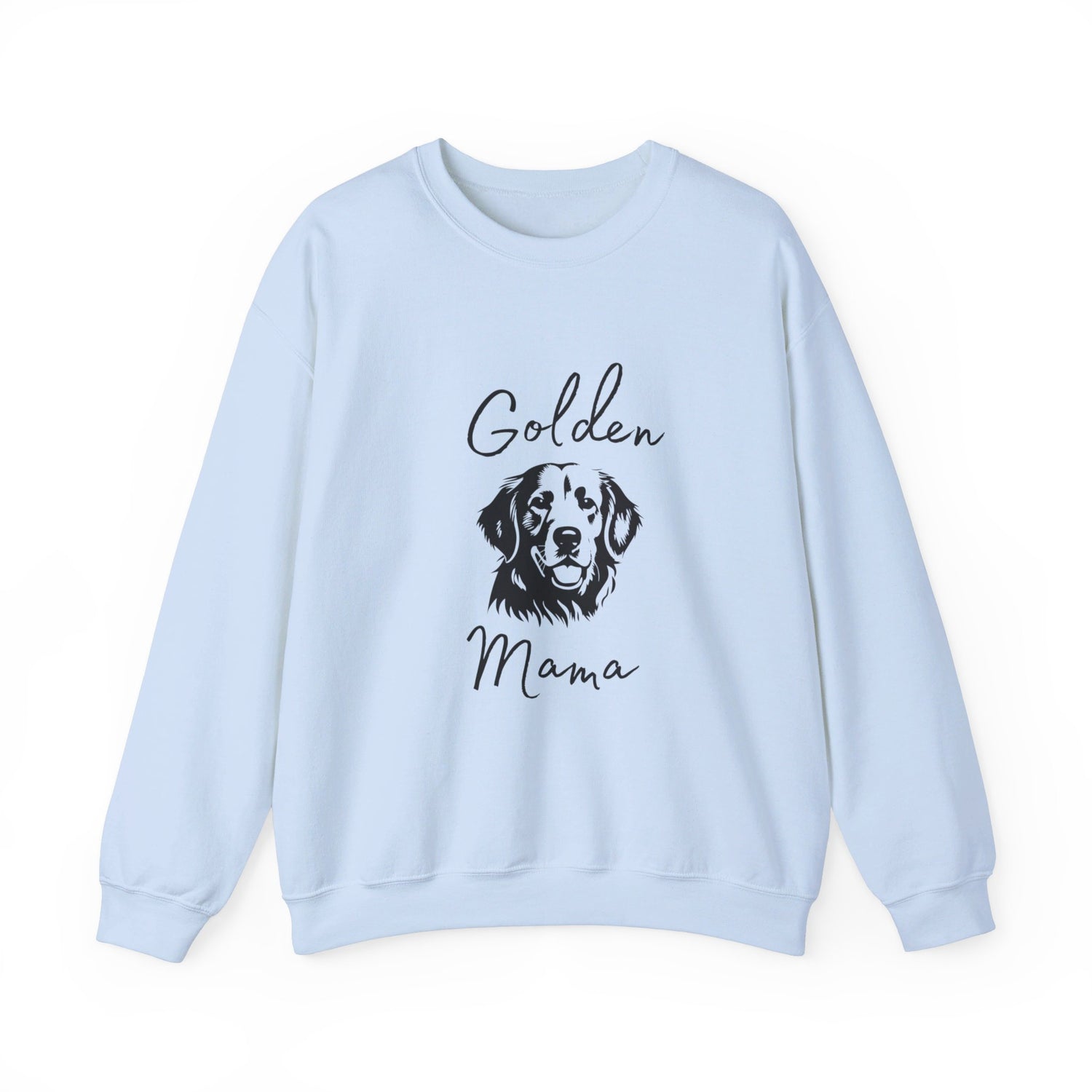 Golden Labrador Mama Dog Lover Crewneck Sweatshirt College Style Gift for Her, Golden Retriever Mom, Dog People Shirt