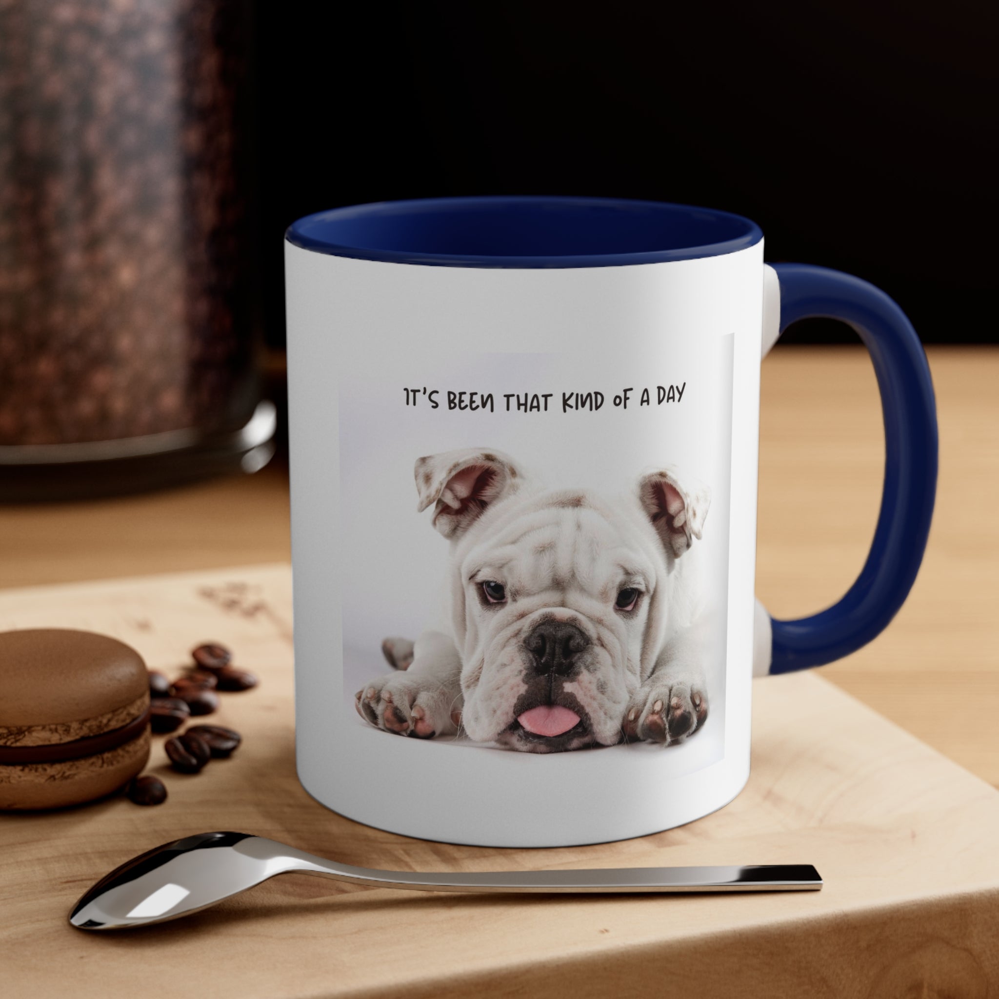 Its Been That Kind of a Day Custom Dog Portrait Accent Coffee Mug, 11oz Multi Colored Mugs Gifts for Dog Lover Gift for Pet Owner Printify